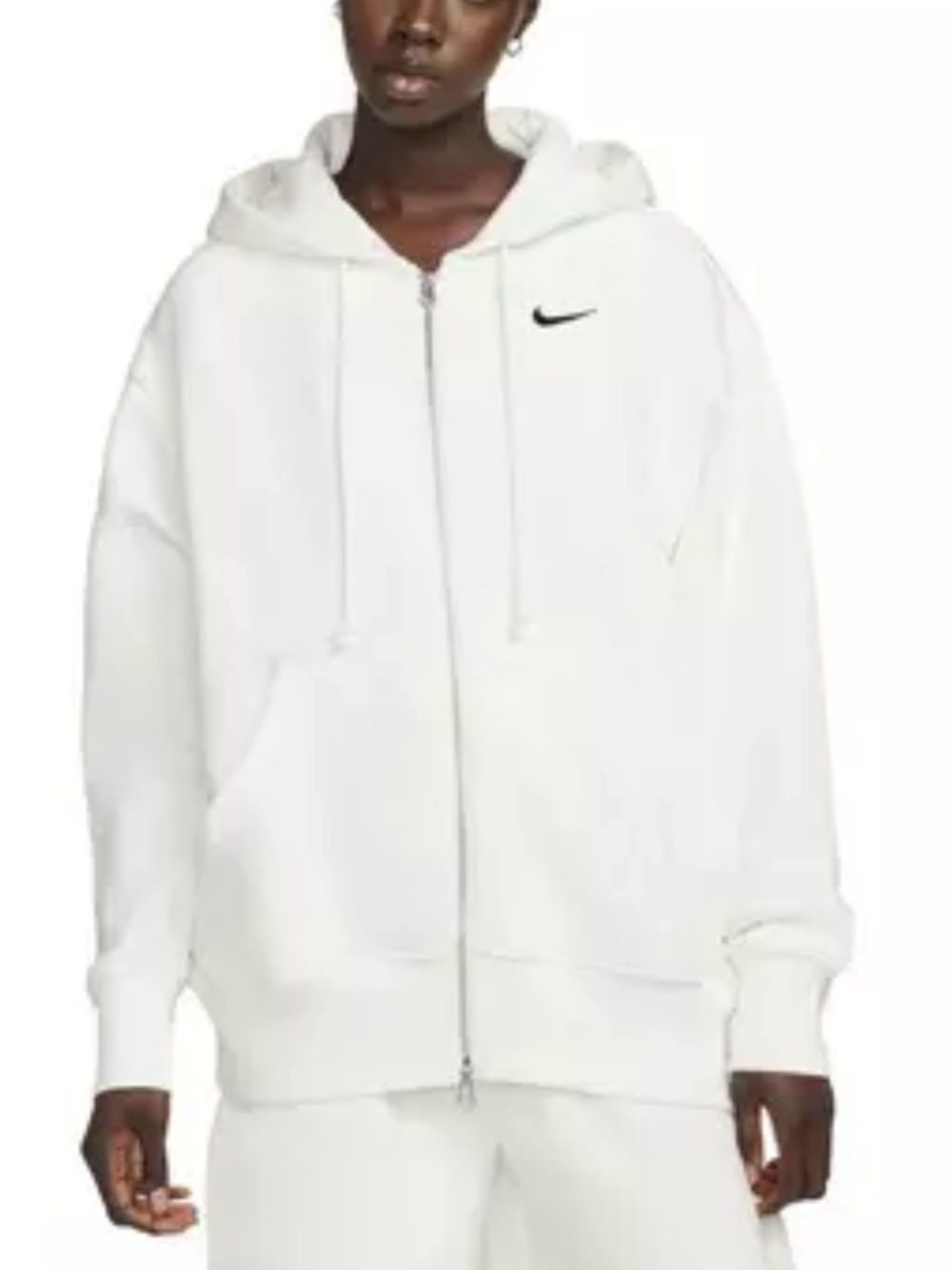 Nike Classic White Oversized Hoodie